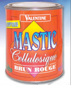 Mastic Cellulosique Brun Rouge / Gris